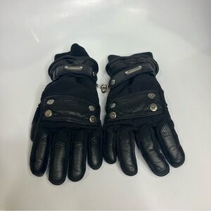 Grandoe leather riding gloves women’s black size medium‎